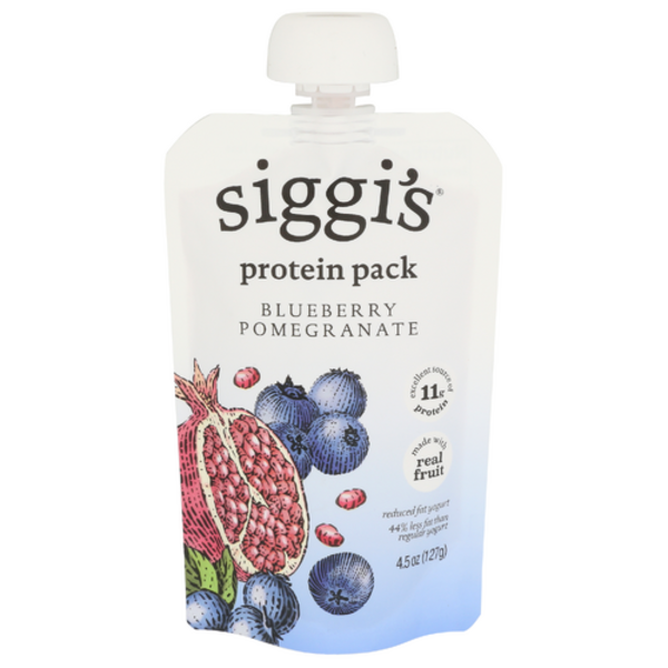 Siggi's Blueberry Pomegranate Yogurt Protein Pack Pouch