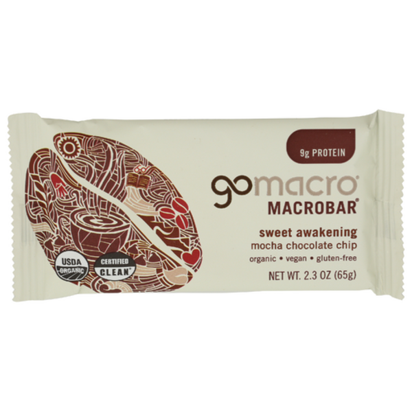 Gomacro Mocha Chocolate Chip Protein Bar