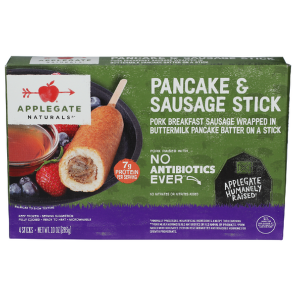 Applegate Pancake & Pork Breakfast Sausage Stick 4 Count