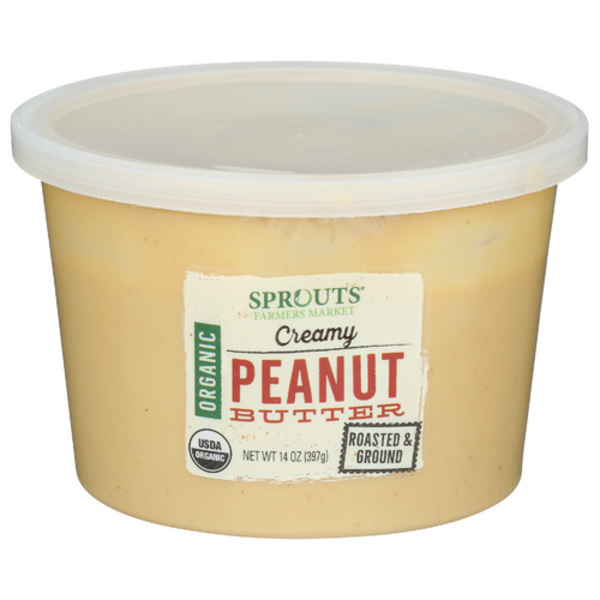 Sprouts Organic Creamy Peanut Butter