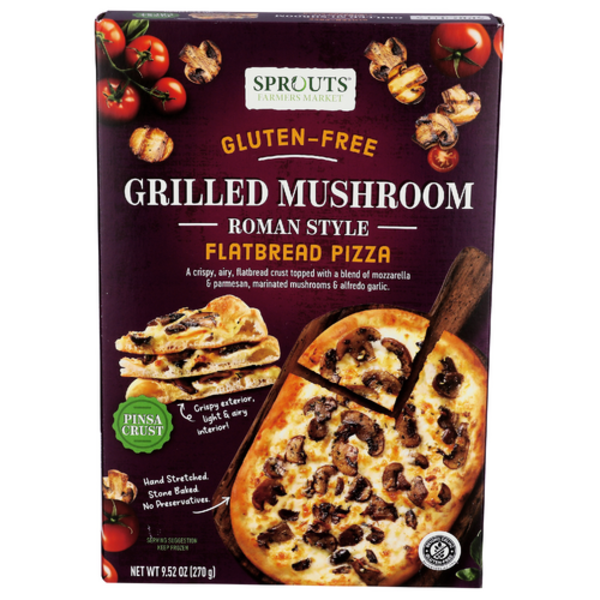 Sprouts Gluten-Free Grilled Mushroom Roman Style Flatbread Pizza