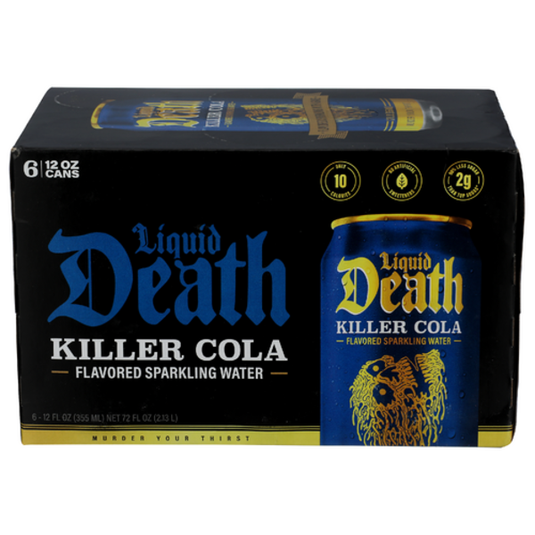 Liquid Death Killer Cola Sparkling Water 6 Pack