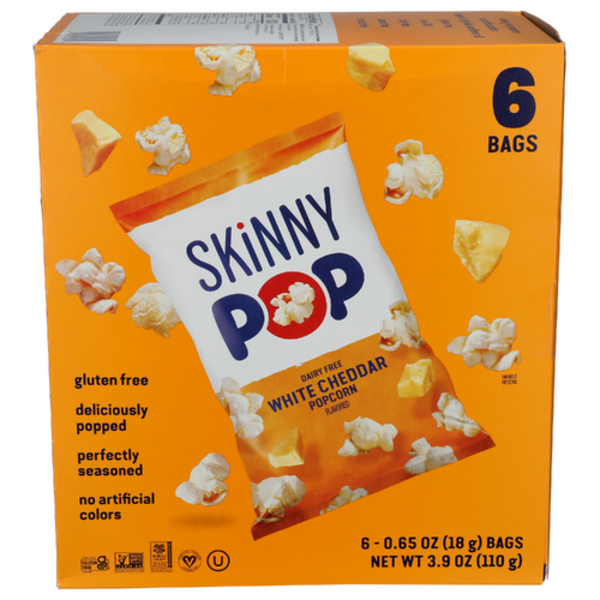 Skinny Pop White Cheddar Popcorn 6 Pack