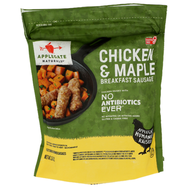 Applegate Chicken & Maple Breakfast Sausage Links