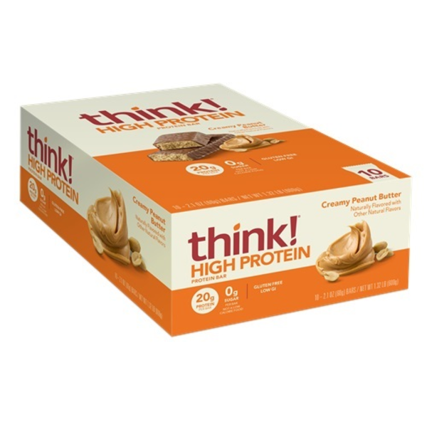 Think Creamy Peanut Butter Nutrition 10 Pack Case