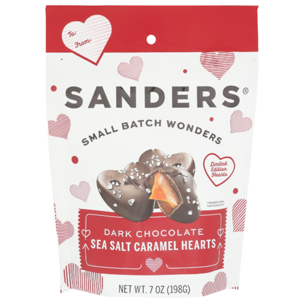 Sanders Fine Chocolates Dark Chocolate Sea Salt Caramels