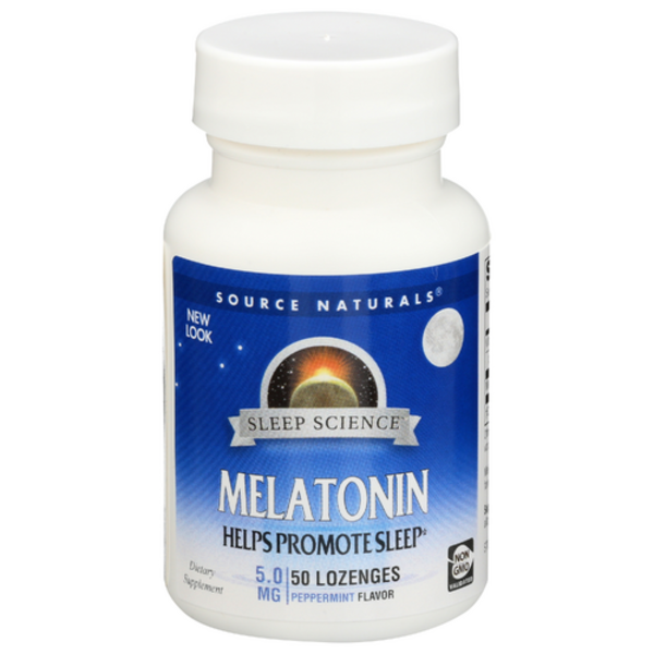 Source Naturals Melatonin Peppermint Lozenges