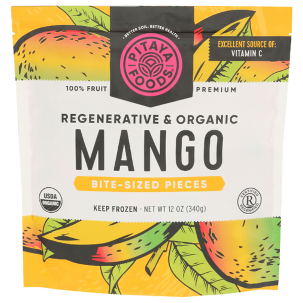 Pitaya Plus Frozen Organic Regenerative Mango Pieces