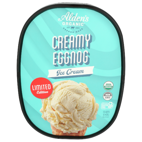 Alden's Organic Organic Creamy Eggnog Ice Cream