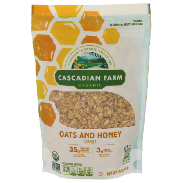 Cascadian Farm Organic Oats And Honey Granola