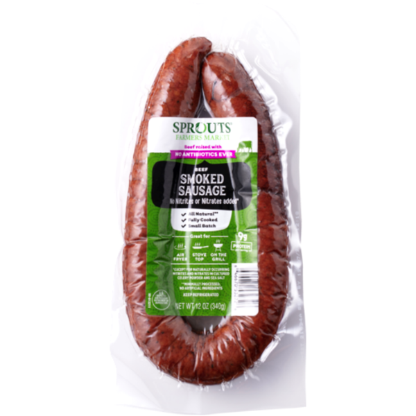 Sprouts Beef Smoked Sausage Loop