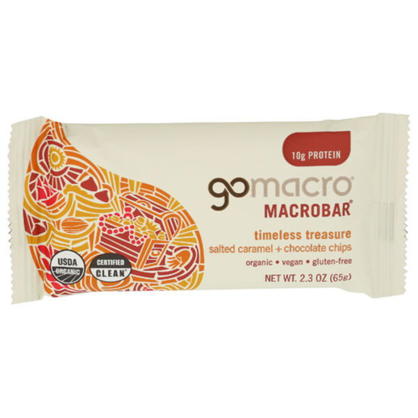 Gomacro Organic Salted Caramel & Chocolate Chips Macrobar