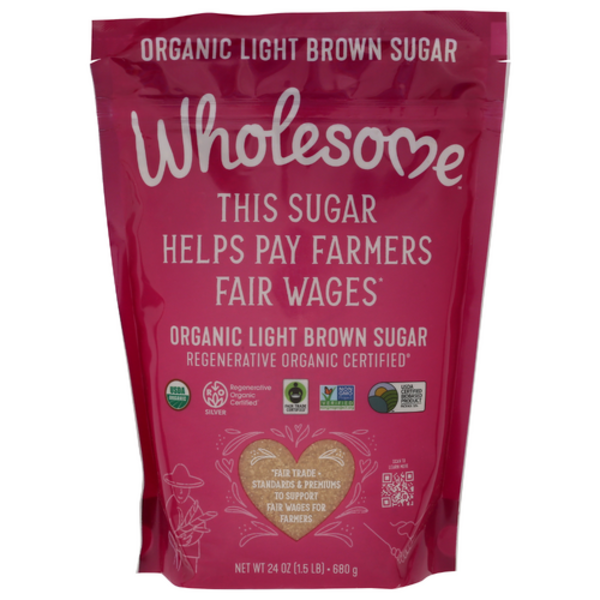 Wholesome Organic Light Brown Sugar