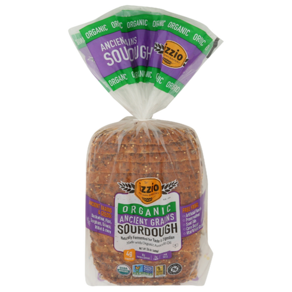 Izzio Artisan Bakery Organic Ancient Grains Sliced Sourdough Bread