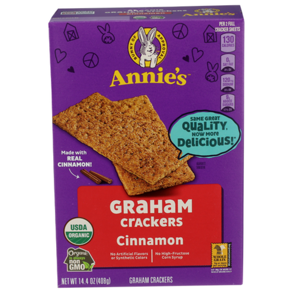Annie's Homegrown Organic Cinnamon Grahams