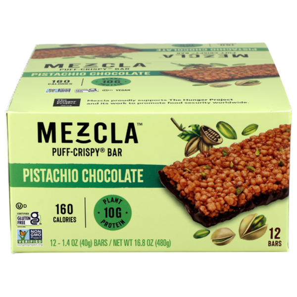 Mezcla Pistachio Chocolate Plant Protein 12 Pack Case