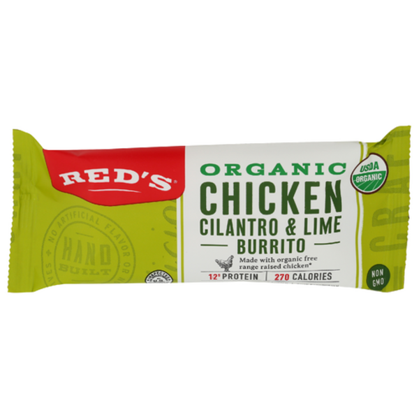 Red's All Natural Organic Chicken Cilantro & Lime Burrito