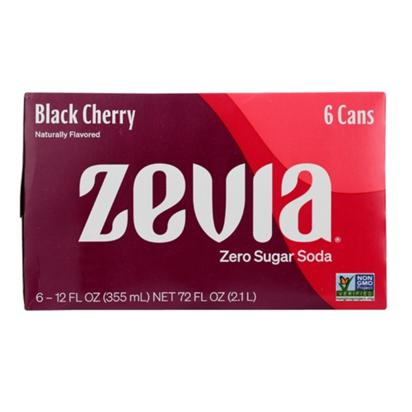Zevia Black Cherry 6 Pack
