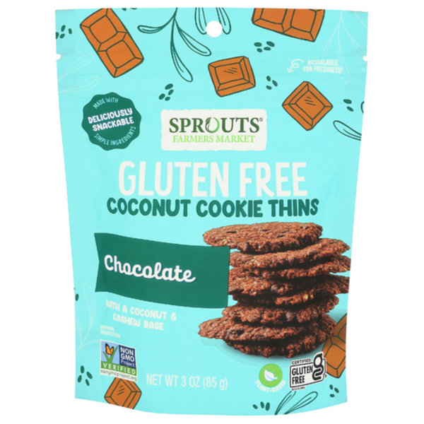 Sprouts Chocolate Coconut Cookie Thins