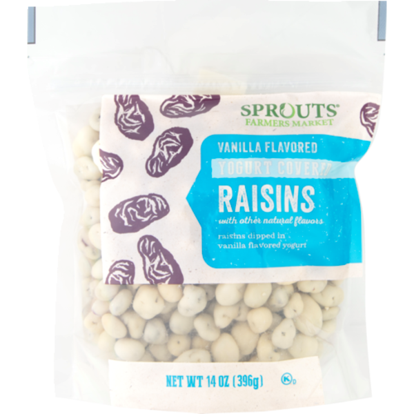 Sprouts Vanilla Flavored Yogurt Covered Raisins