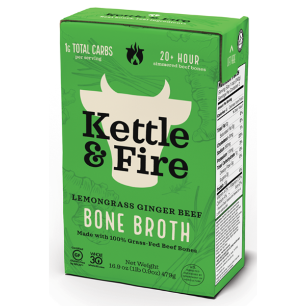 Kettle & Fire Lemongrass Ginger Pho Bone Broth