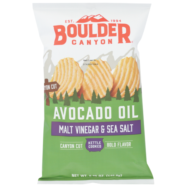 Boulder Canyon Malt Vinegar & Sea Salt Chips