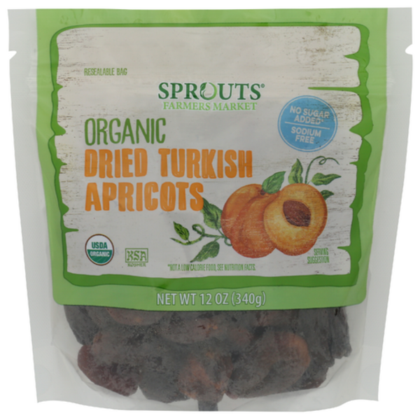 Sprouts Organic Dried Turkish Apricots