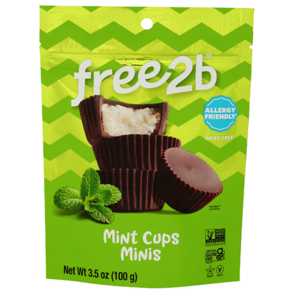 Free2b Mini Dark Chocolate Mint Sun Cups