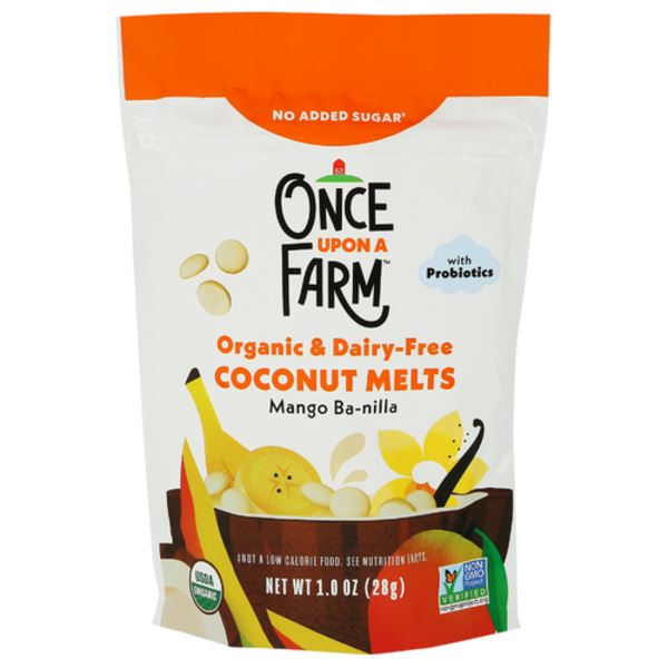Once Upon A Farm Organic Dairy-Free Toddler Mango Ba-Nilla Coconut Melts