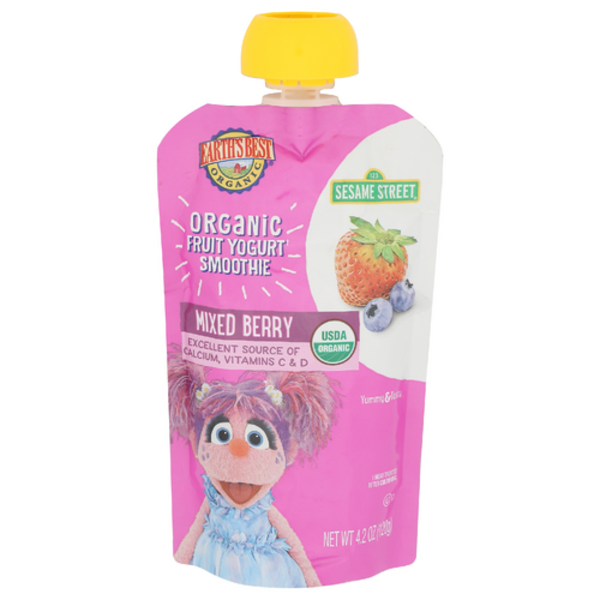 Earth's Best Organic Fruit & Yogurt Smoothie Mixed Berry Pouch