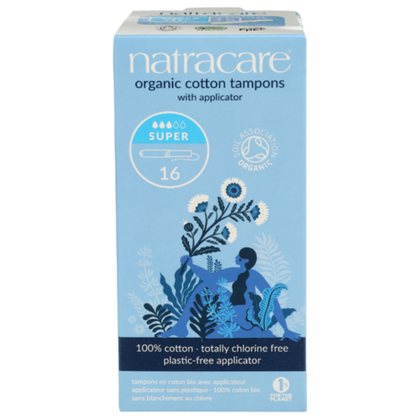 Natracare Super Tampons With Applicator