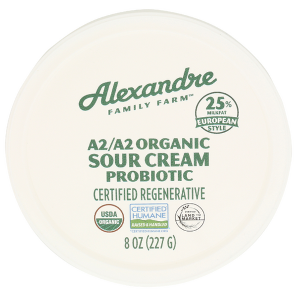 Alexandre Family Farms Organic A2/A2 Probiotic Sour Cream