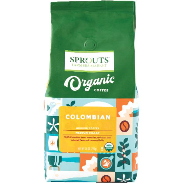 Sprouts Organic Colombian Ground Coffee