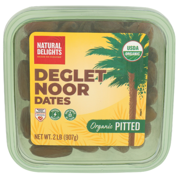 Natural Delights Organic Deglet Noor Pitted Dates
