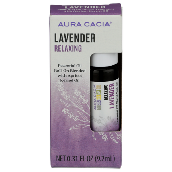Aura Cacia Roll On Lavender Essential Oil Blend