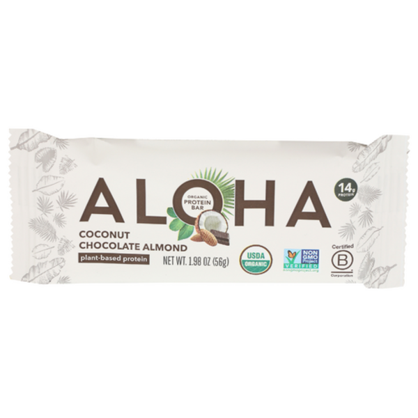 Aloha Organic Coconut Chocolate Almond Plant-Based Protein Bar