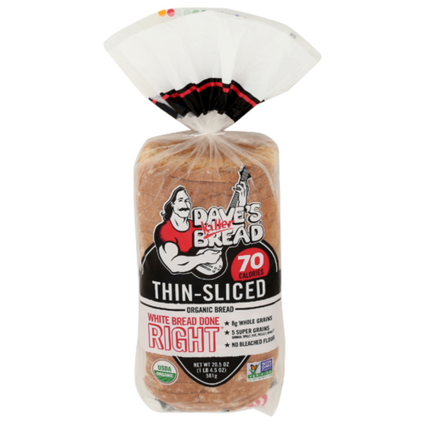 Dave's Killer Bread Organic Thin Sliced White Bread