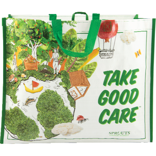 Sprouts Take Good Care Reusable Bag