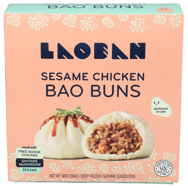 Laoban Sesame Chicken Bao Buns