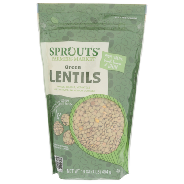 Sprouts Dry Green Lentil Beans