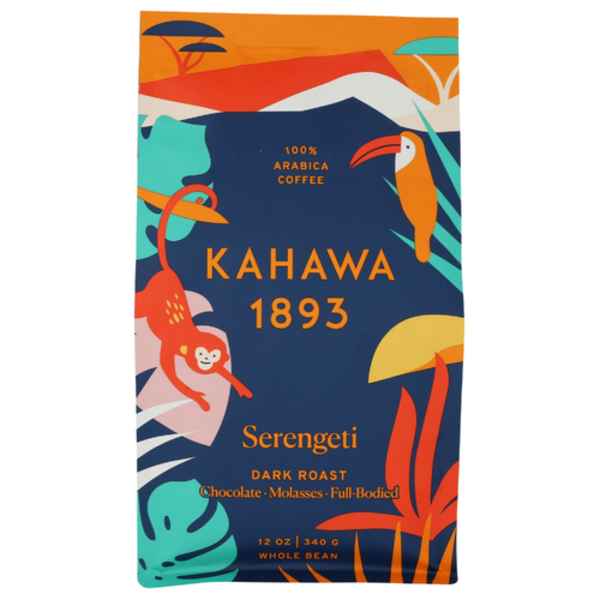 Kahawa 1893 Coffee Serengeti Dark Roast Whole Bean Coffee