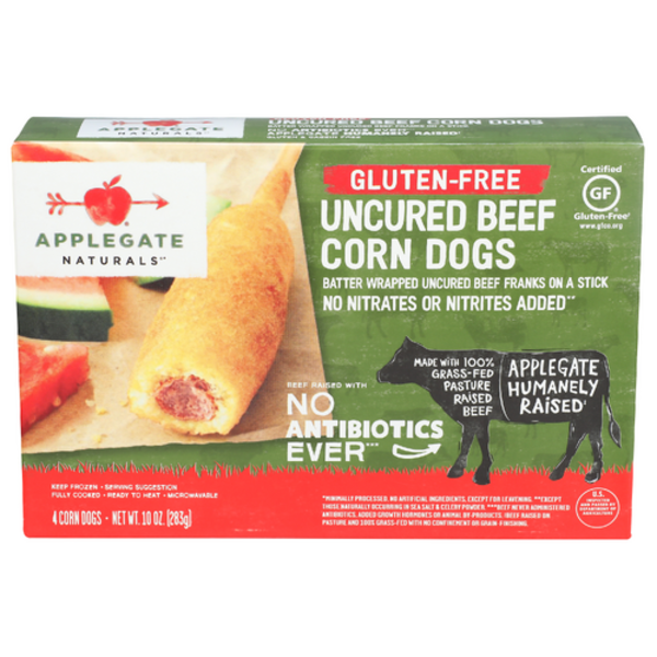 Applegate Gluten-Free Uncured Beef Corn Dogs