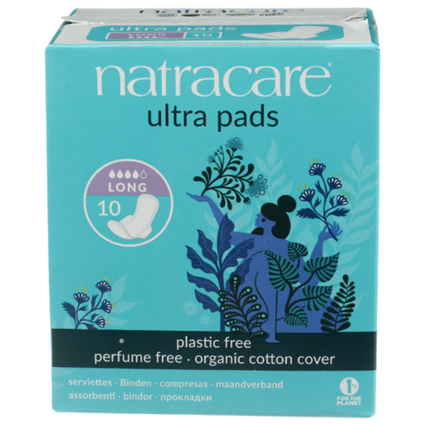 Natracare Ultra Pads With Wings Long