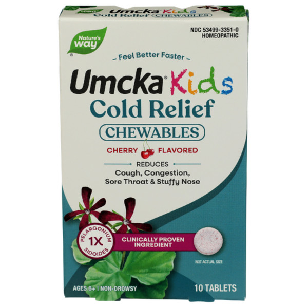 Nature's Way Umcka ColdCare Kids Cherry Chewables