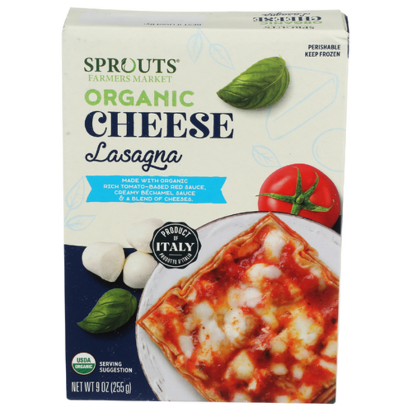 Sprouts Organic Cheese Lasagna