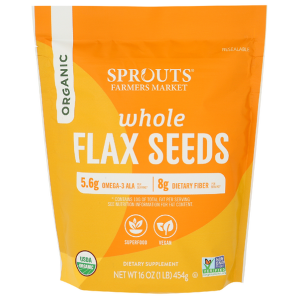 Sprouts Organic Whole Flaxseeds