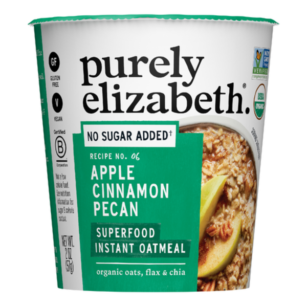 Purely Elizabeth Organic Apple Cinnamon Pecan Superfood Oatmeal