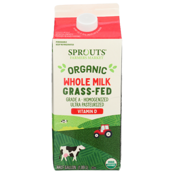 Sprouts Organic Grass-fed Vitamin D Milk