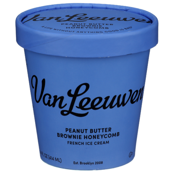 Van Leeuwen Peanut Butter Brownie Honeycomb French Ice Cream