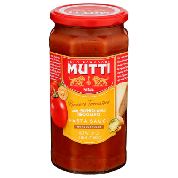 Mutti Rossoro Tomatoes And Parmigiano Reggiano No Added Sugar Pasta Sauce
